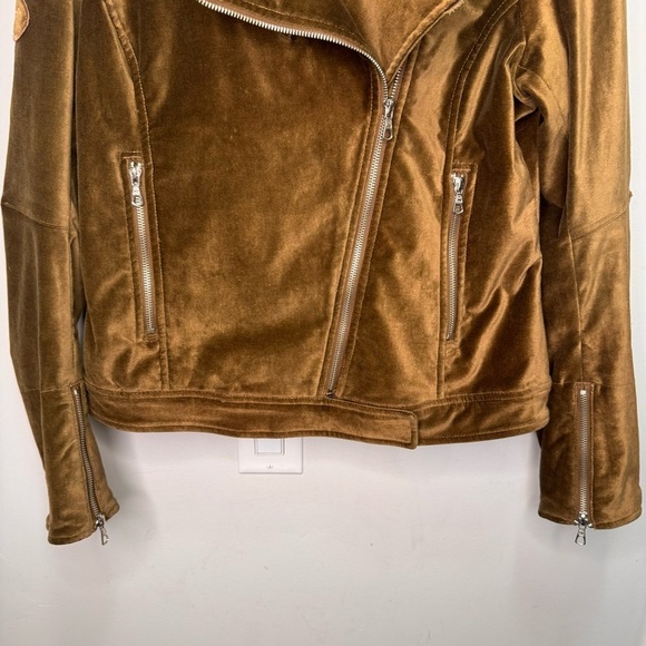 Parasuco Jeans Velvet Moto Jacket Size Large - Picture 7 of 8